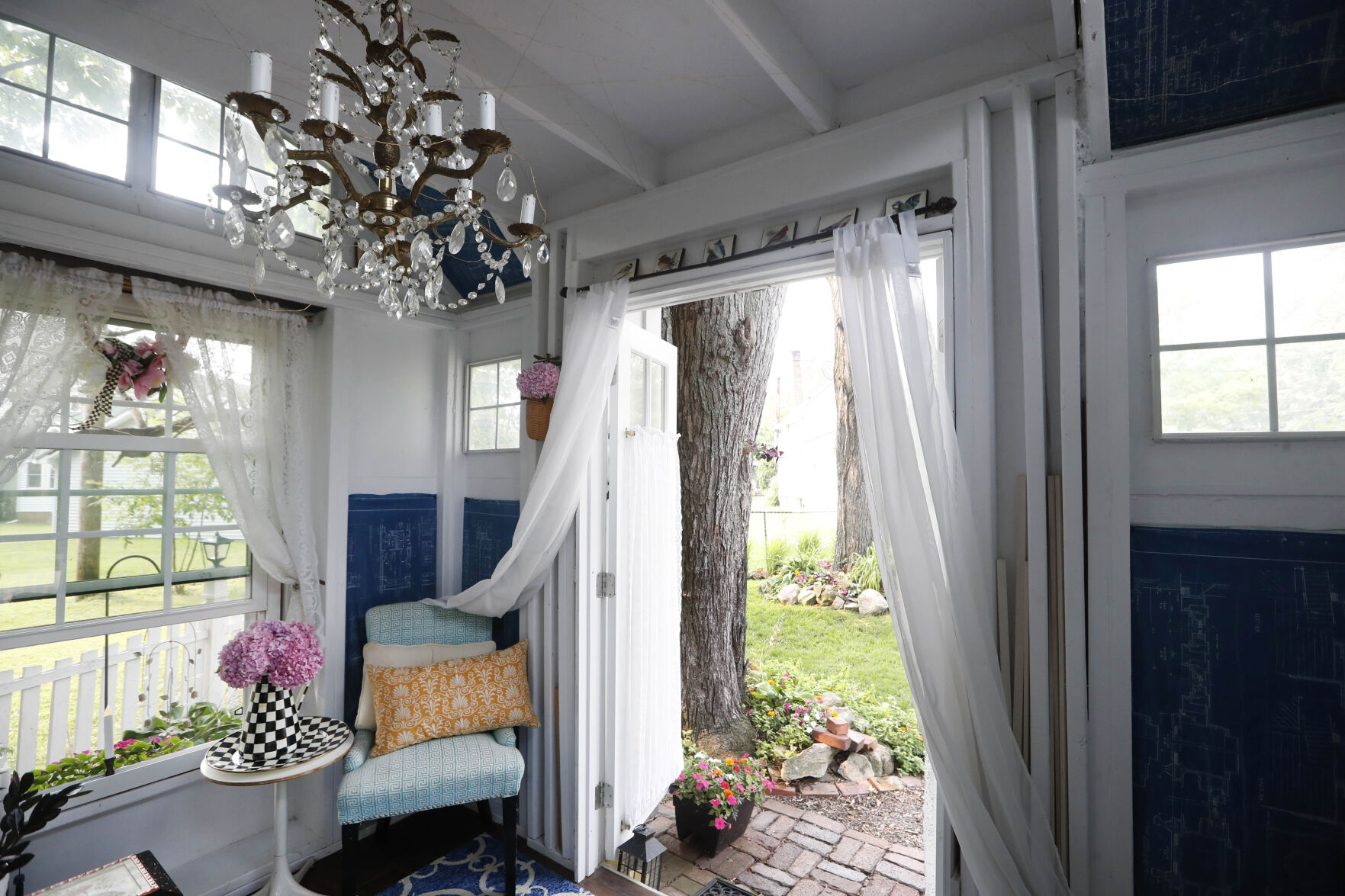 Outdoor Spaces: interior view of the She Shed